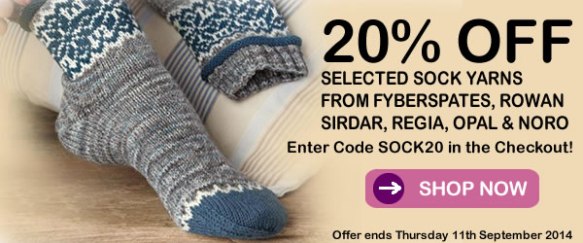 20% Sock Yarn Sale